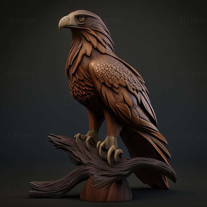 3D model hawk (STL)